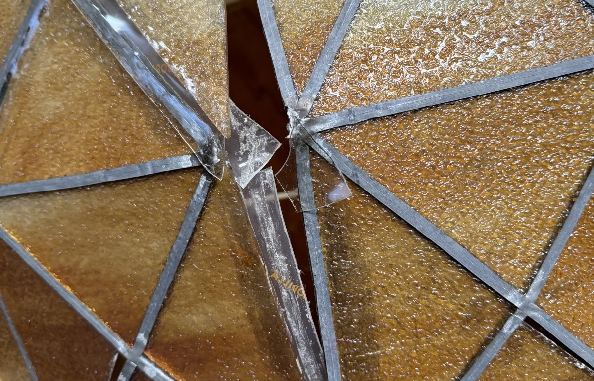 Restoring the Tiffany Dome, photograph 2